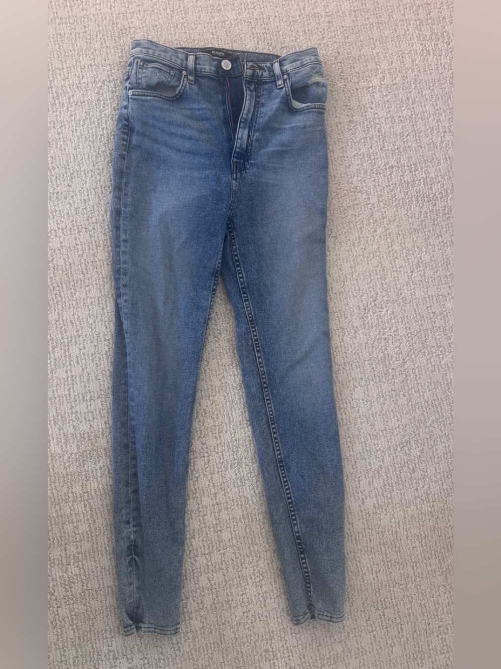 Hudson Jeans Woman Skinny Blue Denim size 28